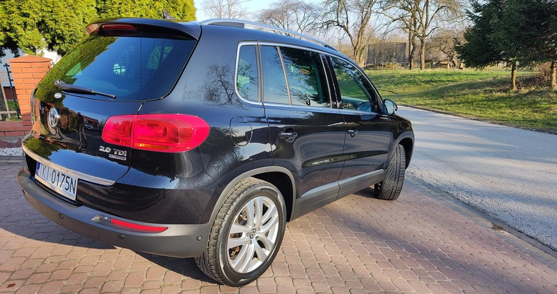 Volkswagen Tiguan cena 59999 przebieg: 180000, rok produkcji 2013 z Myślibórz małe 742